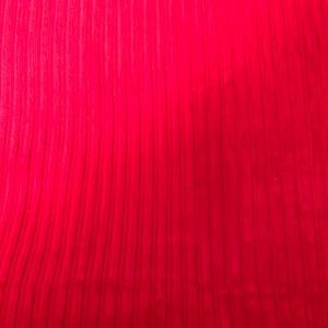 3 yards wide wale (?) red corduroy off bolt .  Lipstick red color